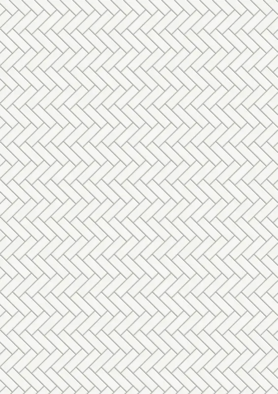 Décor Briques Blanches Inclinées (8019)