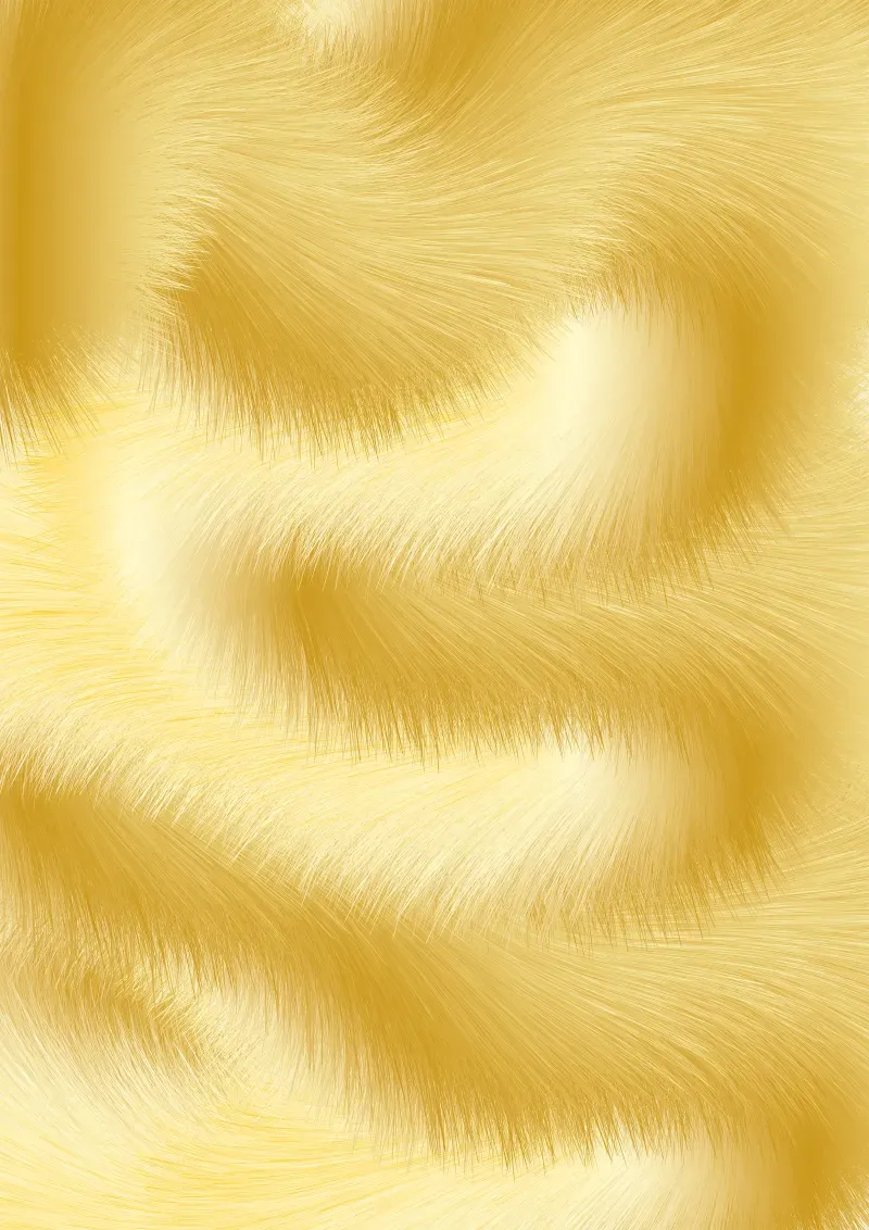 Décor Fluffy Gold (8055)