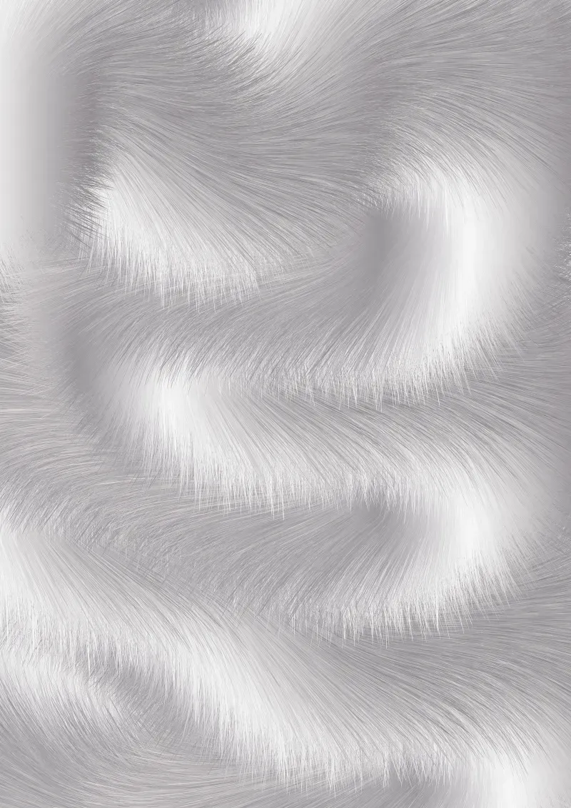 Décor Fluffy Silver (8056)