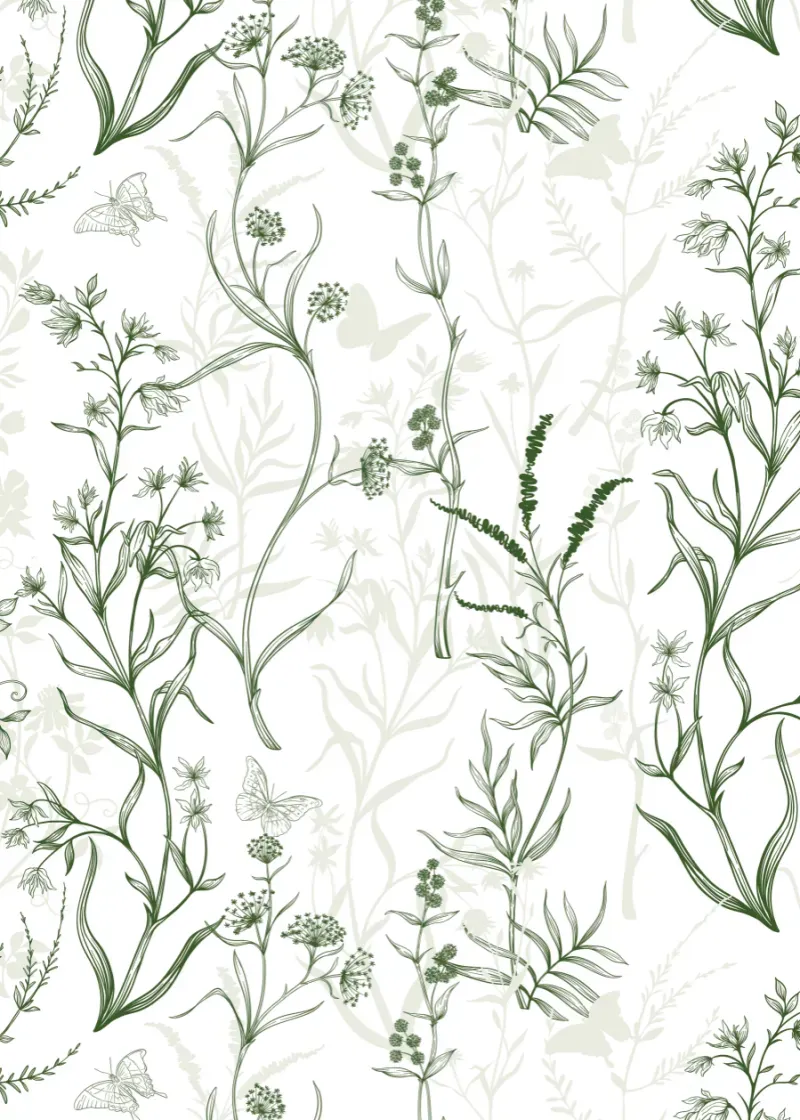 Décor Flora Sage (9001)